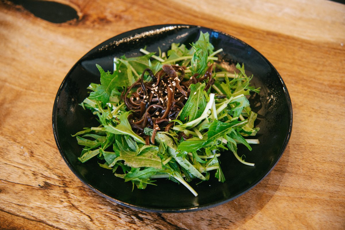 Mizuna Salad